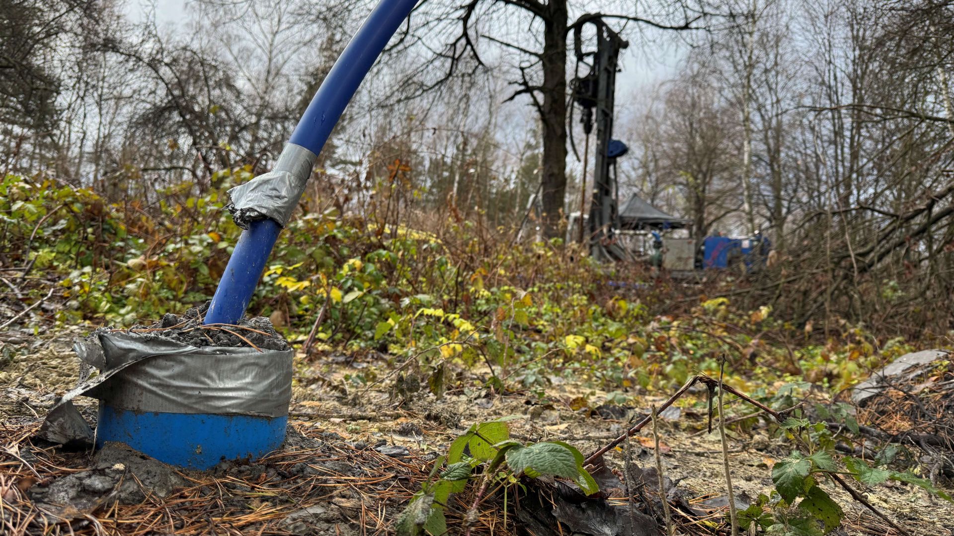 Roboty uzdatniające w Trzebini | źródło SRK S.A.