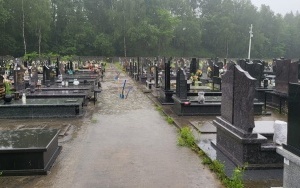 Prace zabezpieczające na Cmentarzu w Trzebini (4)
